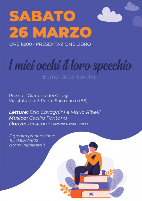 2022 marzo 26: presentazione libro " i miei occhi i loro specchio"