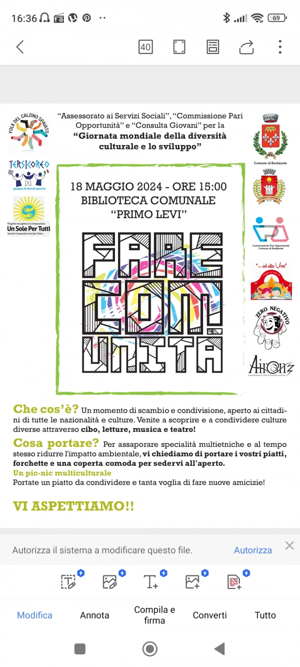 2024 Fare Comunit&agrave; a Bedizzole