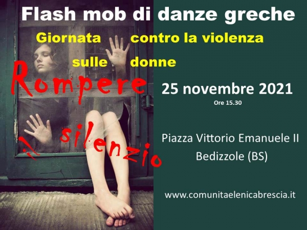 2021 flash mob "rompere il silenzio"