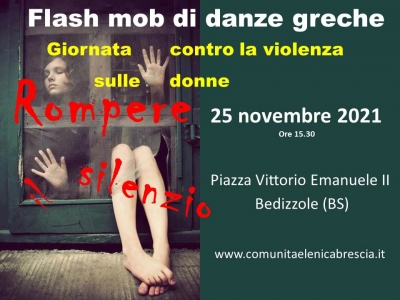 2021 flash mob "rompere il silenzio"