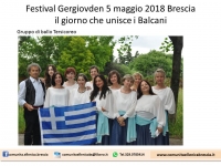 2018  foto Gergiovden Brescia " il giorno che unisce i Balcani"