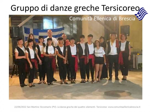 2022 giugno 18: "Grecia autentica" San Martino Siccomario